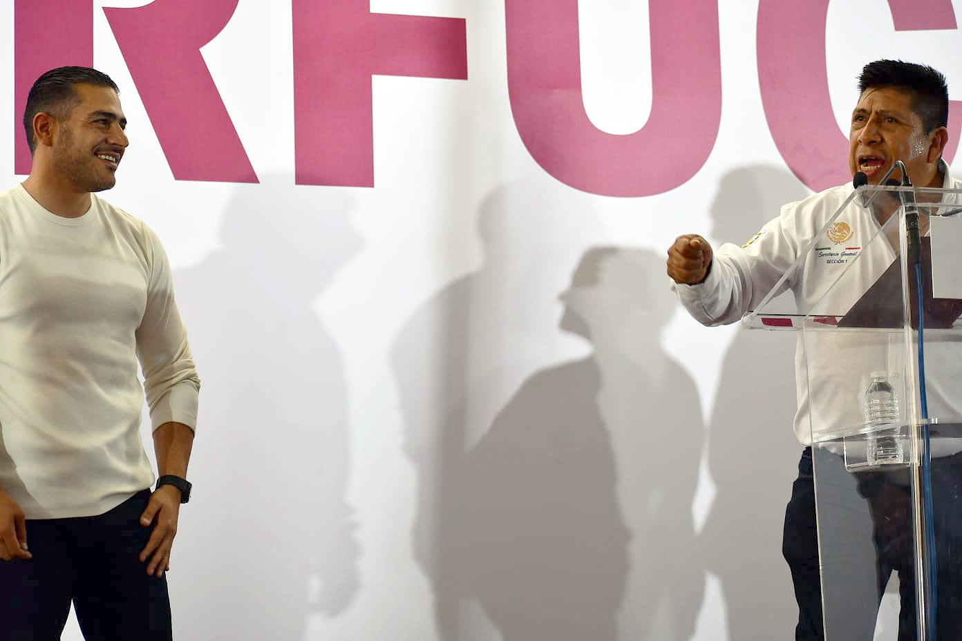 Hugo Alfredo Alonso Ortiz y Omar García Harfuch