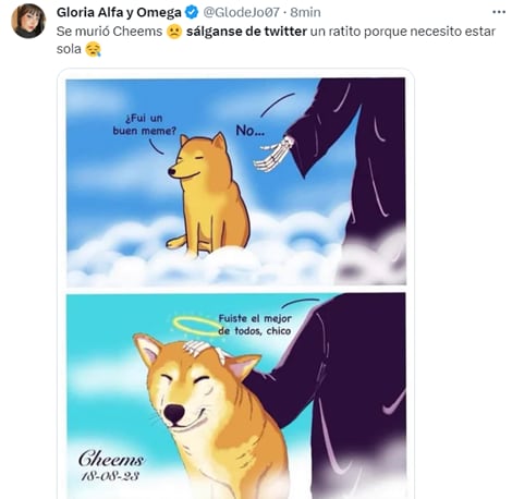 Memes lamentan la muerte de Cheems