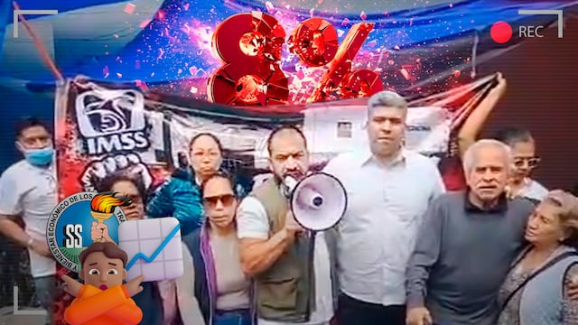Trabajadores del IMSS rechazan aumento de 8% y mantienen protesta en Siglo XXI