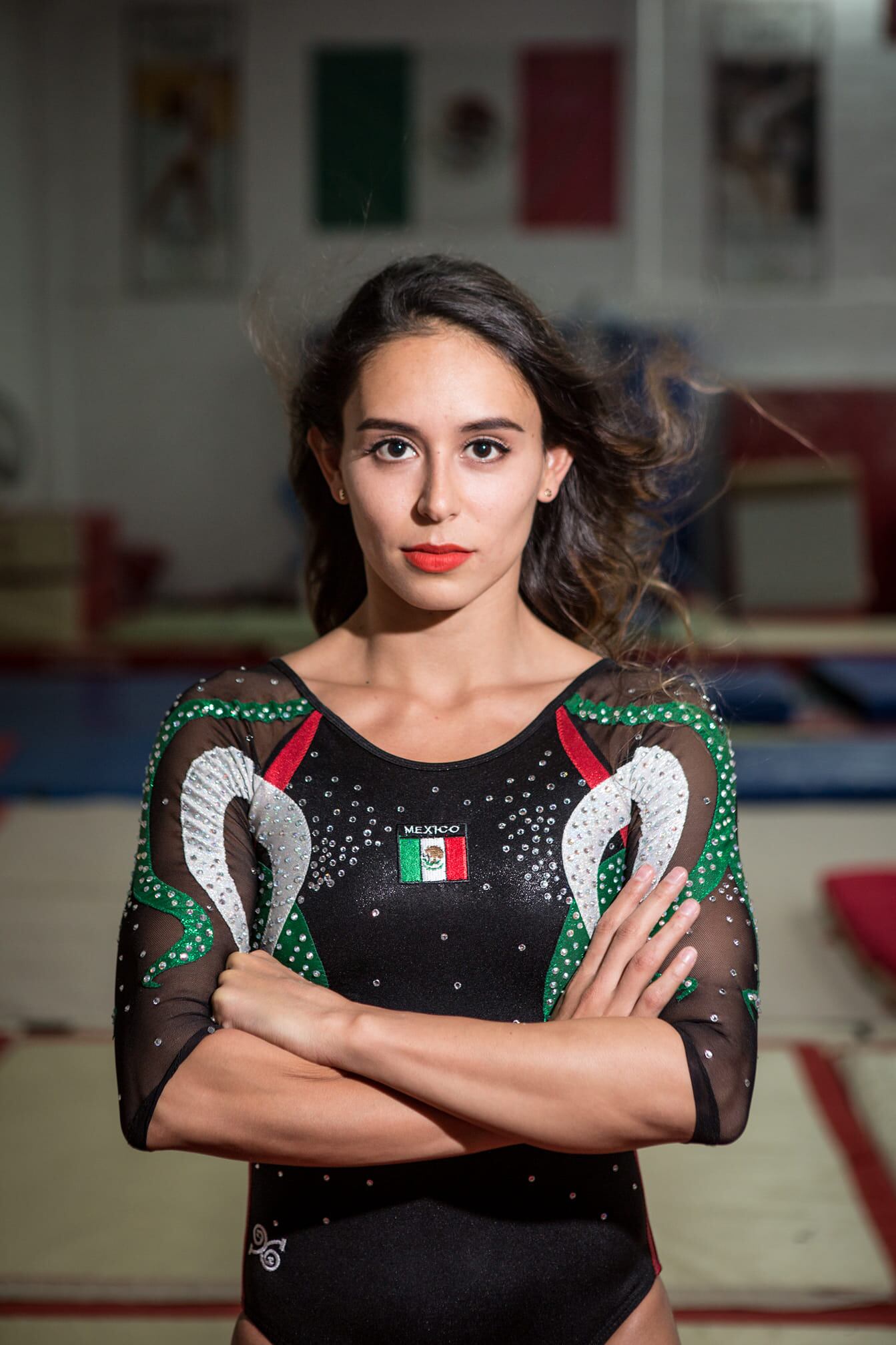 Elsa García, gimnasta.