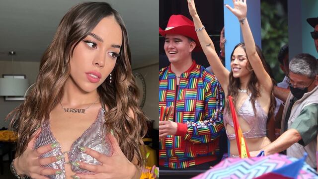 Danna Paola en Marcha del Orgullo 2022.