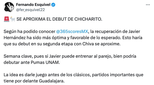 Chicharito Hernández