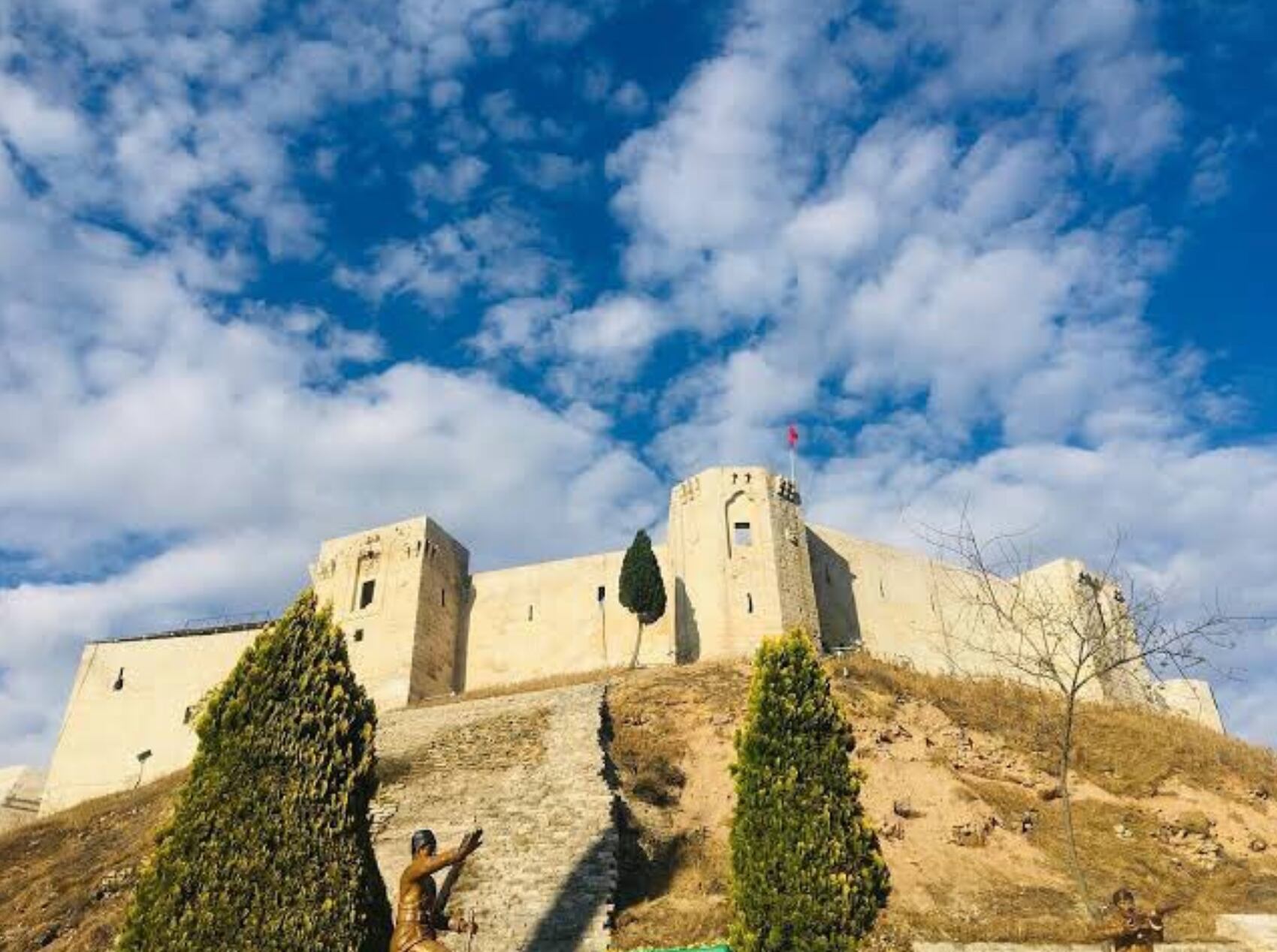 Castillo de Gaziantep antes del terremoto en Turquía