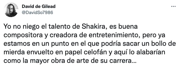 Comentarios sobre Monotonía, de Shakira