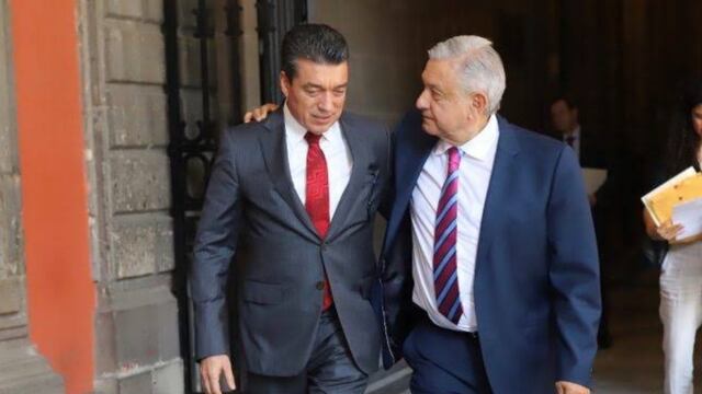 Rutilio Escandón y AMLO