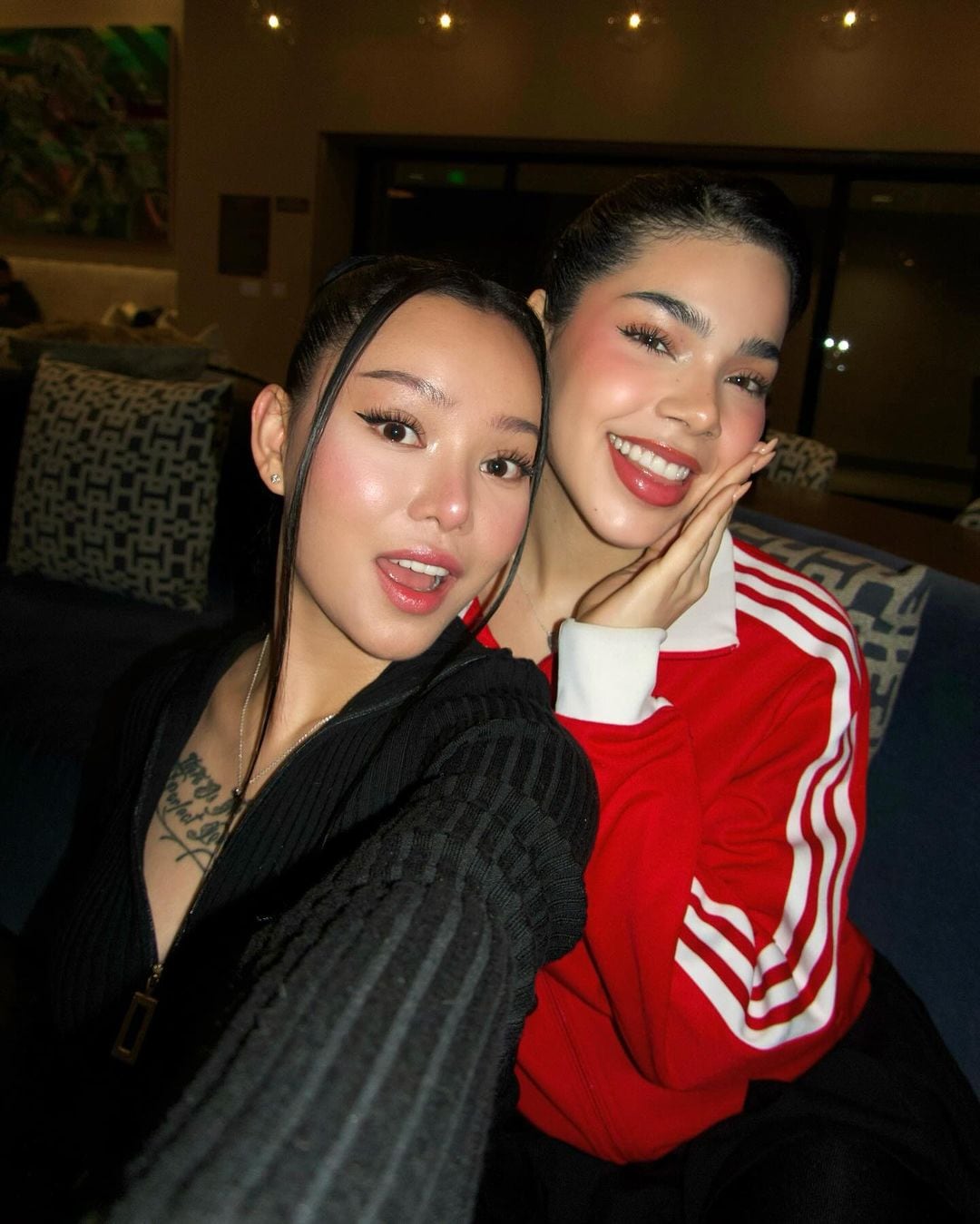 Kenia Os y Bella Poarch se convirtieron en mejores amigas por su canción Bad Boy