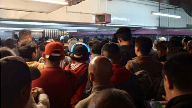 Pantitlán y Línea A son un caos en el Metro CDMX