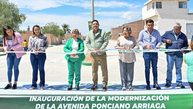 Ricardo Gallardo inaugura avenida en San Luis Potosí