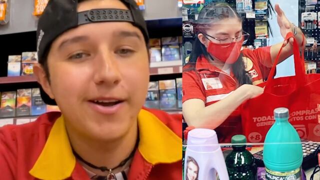 Empleado del Oxxo en TikTok