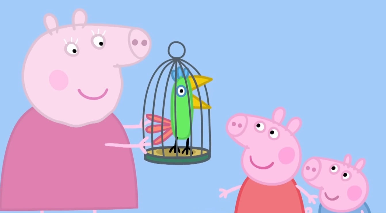 Peppa Pig por Día Mundial del Loro