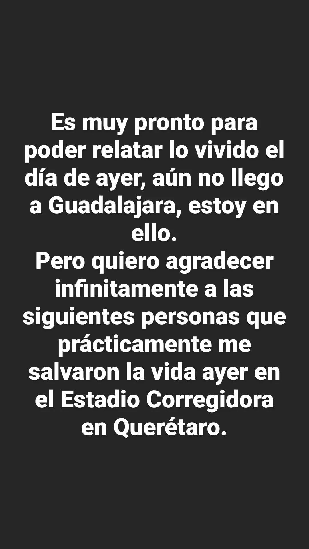 Fan de Atlas agradece a familia de Querétaro pro ayudarlo.