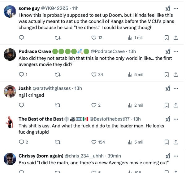 Comentarios sobre la supuesta filtración de Capitán América: Un Nuevo Mundo