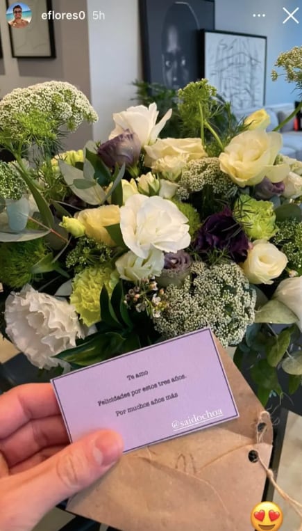 Said Ochoa celebra su aniversario con Emmanuel Flores