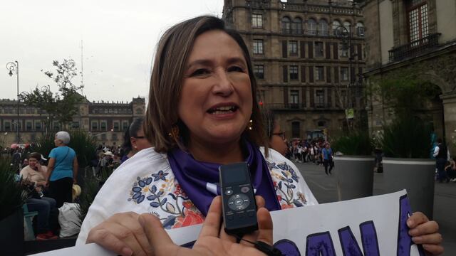 Xóchitl Gálvez participa en Marcha del 8M