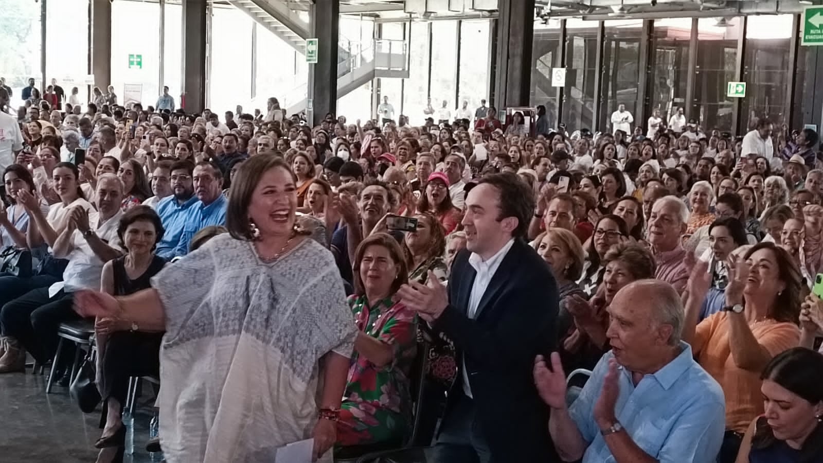 Xóchitl Gálvez  en evento