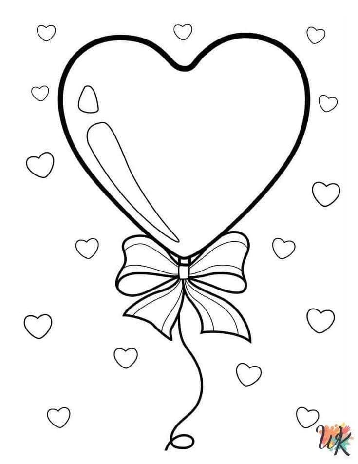 10 imágenes del Día del Amor y la Amistad: Dibujos bonitos para colorear e imprimir por San Valentín