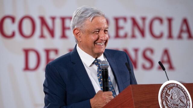 El presidente López Obrador en conferencia de prensa