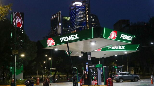 Gasolinera de la franquicia Pemex en la CDMX