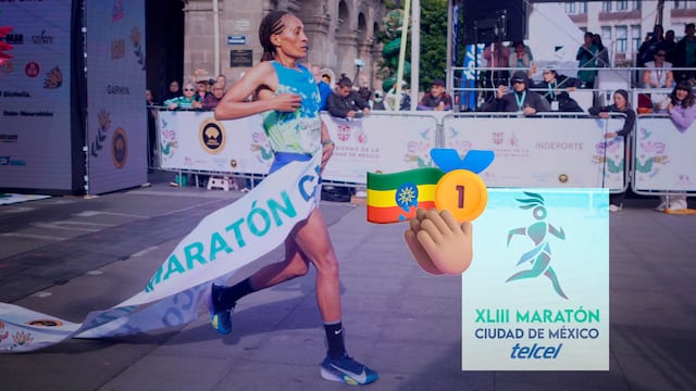 Alemtsehay Asefa Kasegn gana el Maratón CDMX 2026 en la rama femenil