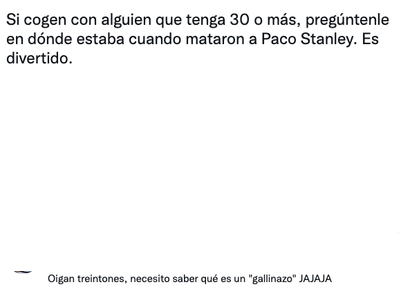 Paco Stanley; solo treintones la recuerdan con precisión.