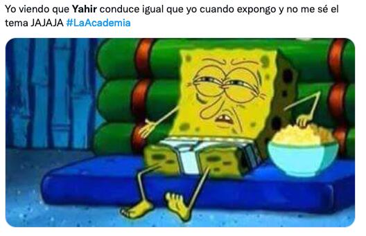 Memes de Yahir por conducción en La Academia.