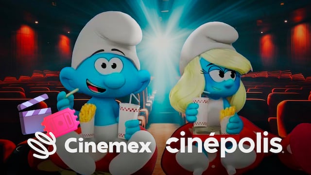 Preventa de Pitufos en Cinépolis y Cinemex