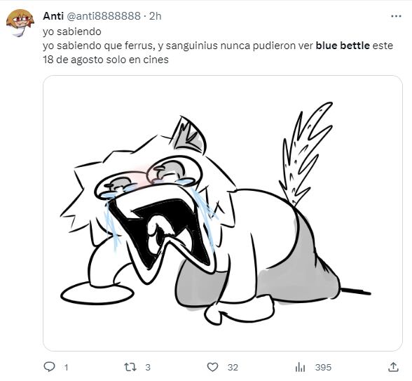 Memes por el estreno de Blue Beetle