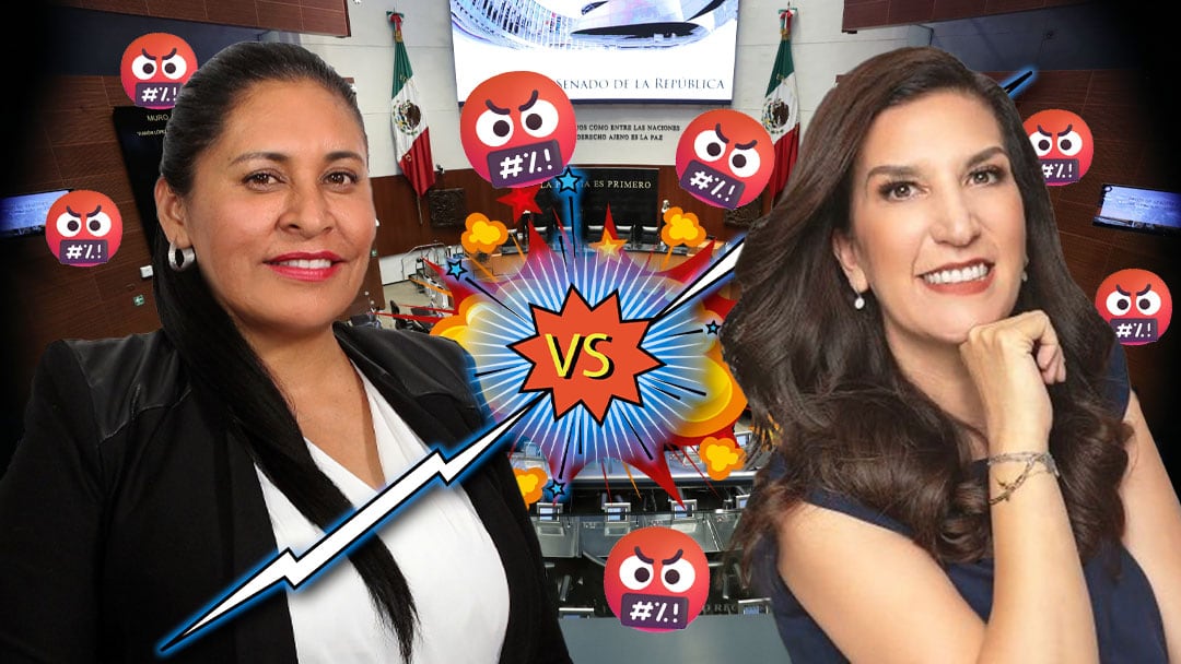 Tensión en la Cámara de Senadores entre Ana Lilia Rivera y Kenia López Rabadán