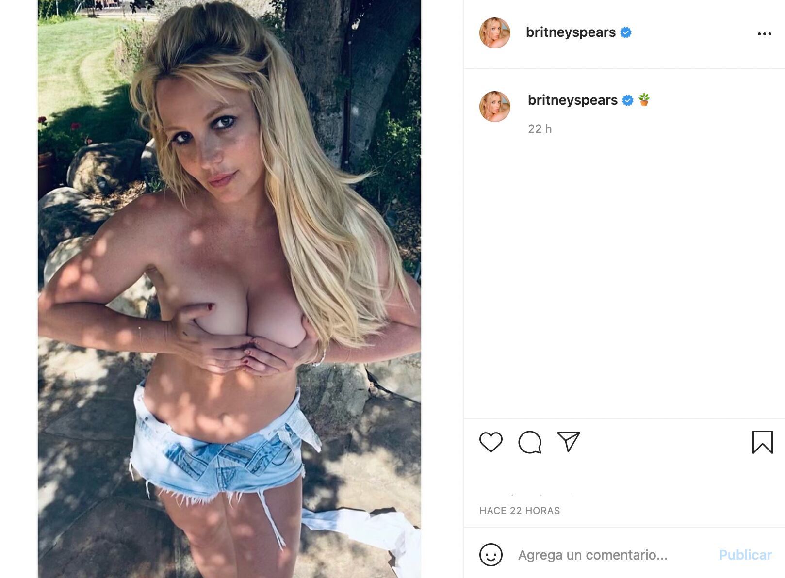Britney Spears en topless