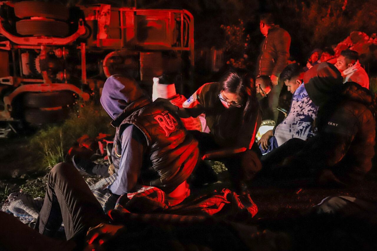 Accidente en Huitzilac, Morelos, donde estuvo involucrado la Banda Real de Huajuapan