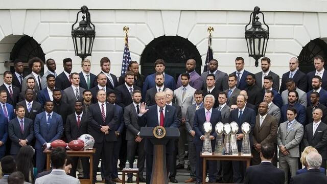 Patriotas en la Casa Blanca.