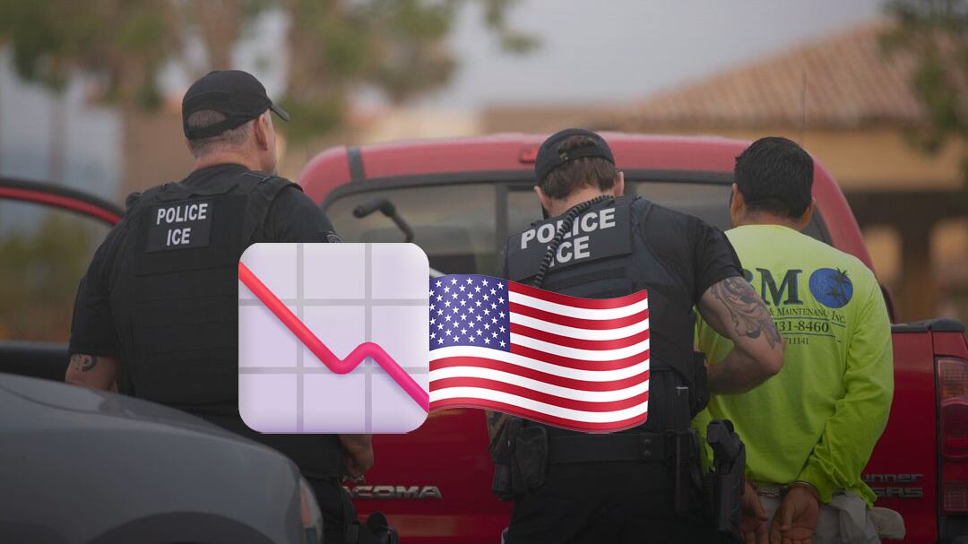 Detenciones de ICE se estancan en Estados Unidos; caen cifras de arrestos de migrantes
