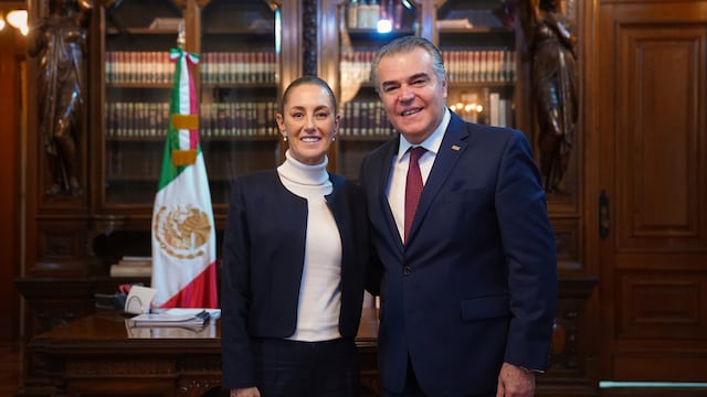 Claudia Sheinbaum y Francisco Cervantes Díaz