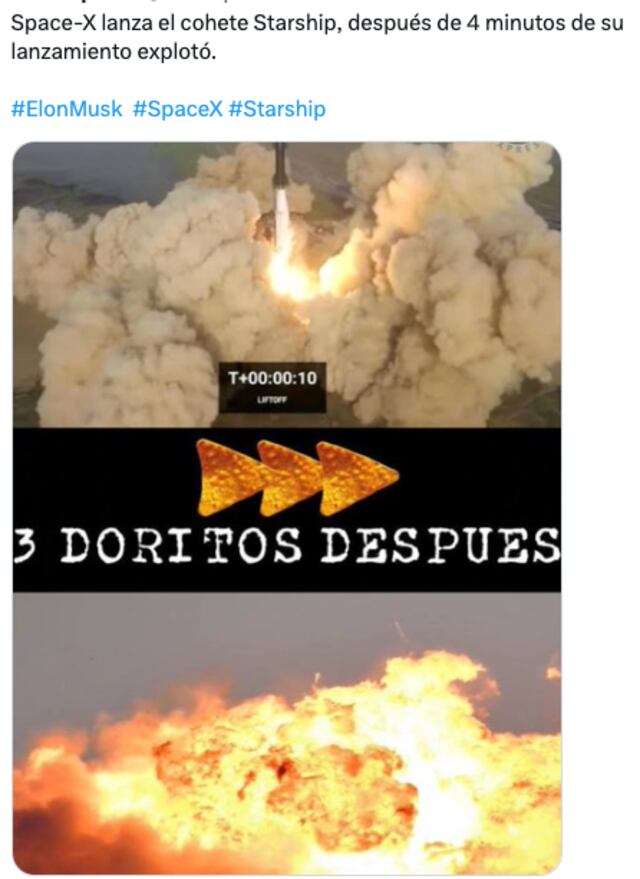 Musk Exploding Rockets Memes Los memes explotan igual que Starship y otra vez se burlan de Elon Musk