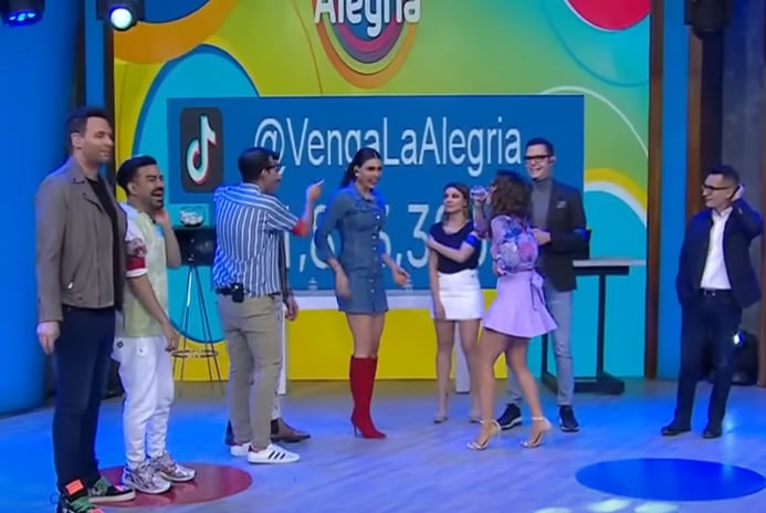 Laura G al decir que es "la patrona" en Venga La Alegría.
