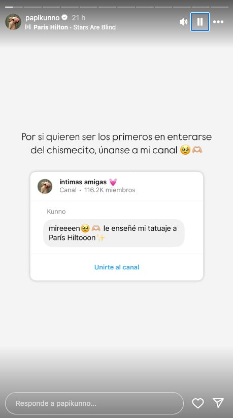 Kunno comparte lo que vivió con Paris Hilton.