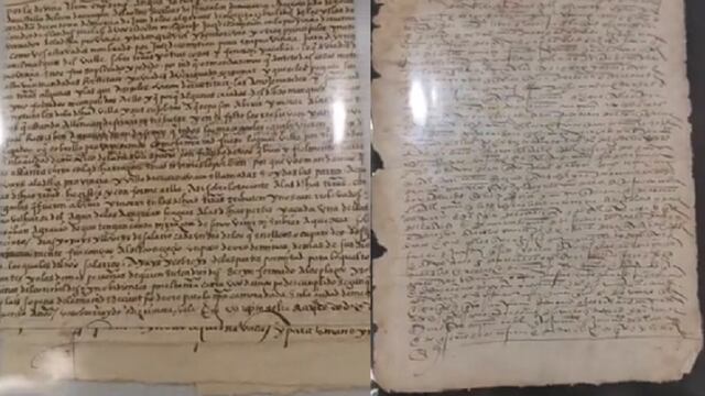 Entre los documentos históricos recuperados se encuentra una carta de Hernán Cortés.