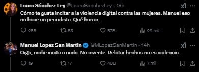 Periodista acusa violencia digital de género por foto de Adán Augusto López.