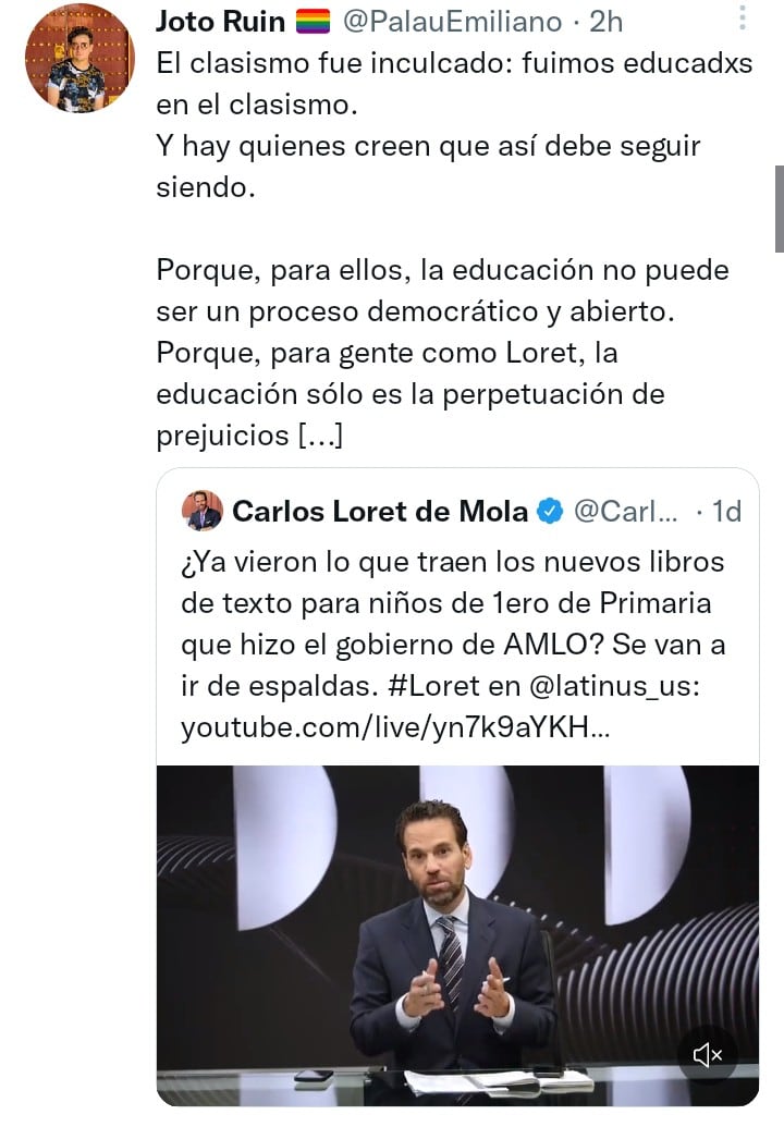 Tuits sobre Carlos Loret de Mola