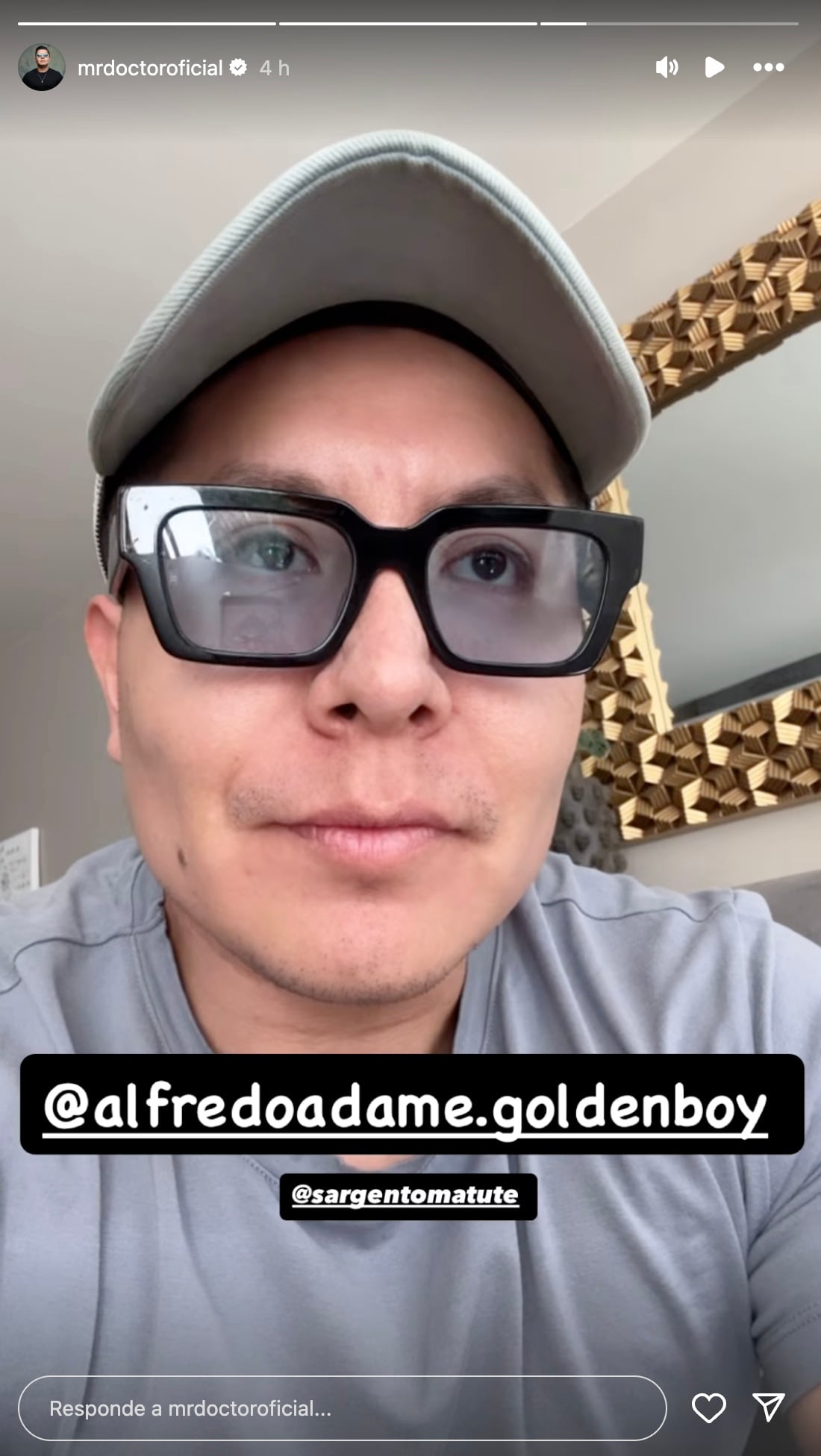 Mr. Doctor pide apoyo para Alfredo Adame