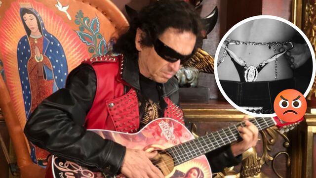 Alex Lora sigue sin soportar a Danna Paola con la Virgen de Guadalupe en su tanga.