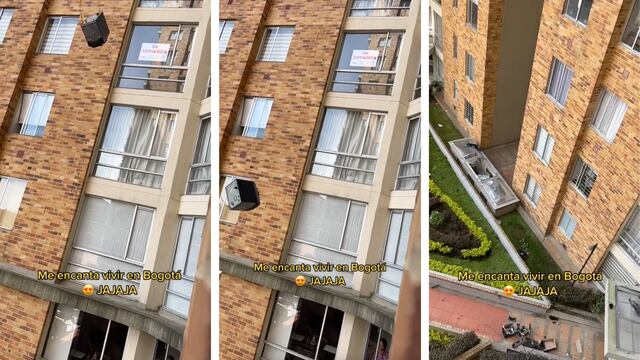 Se entera que su esposo es un infiel y lo corre de la casa tirándole todo por la ventana