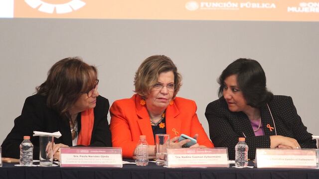 Nadine Gasman, titular de Inmujeres, pidió evitar el linchamiento mediático en contra de Karen Espíndola