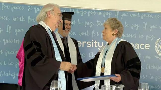 Alicia Bárcena recibió un importante reconocimiento en Costa Rica