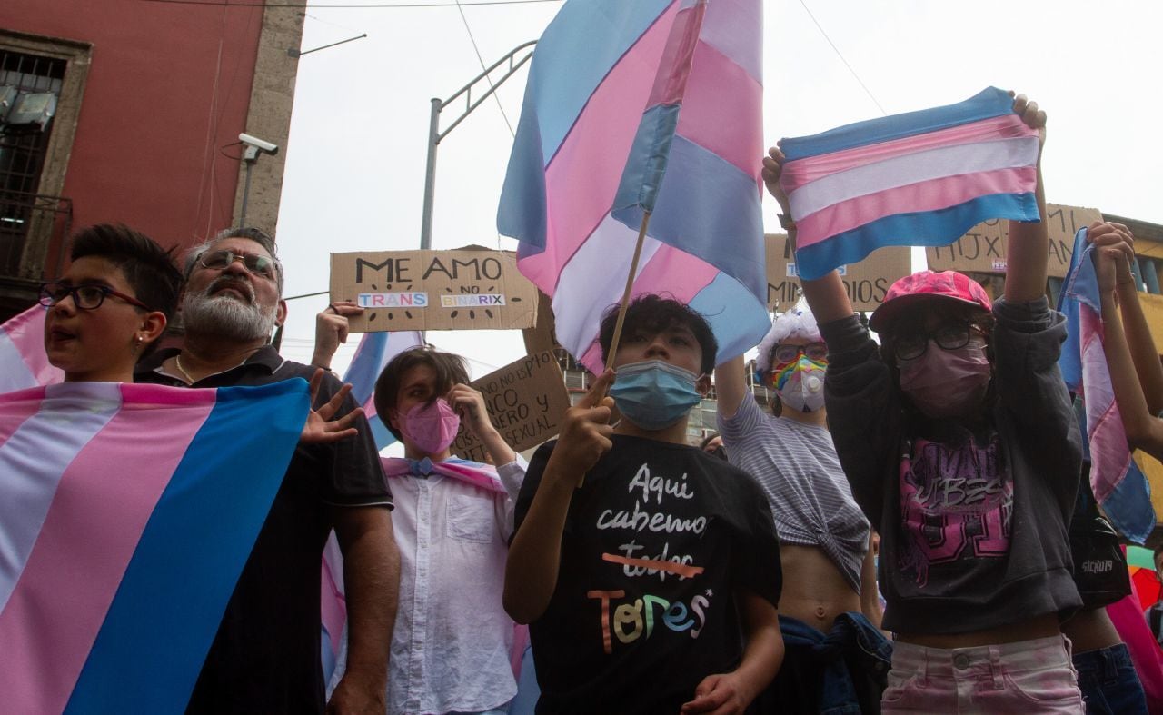 Marcha por la Ley de Infancias trans