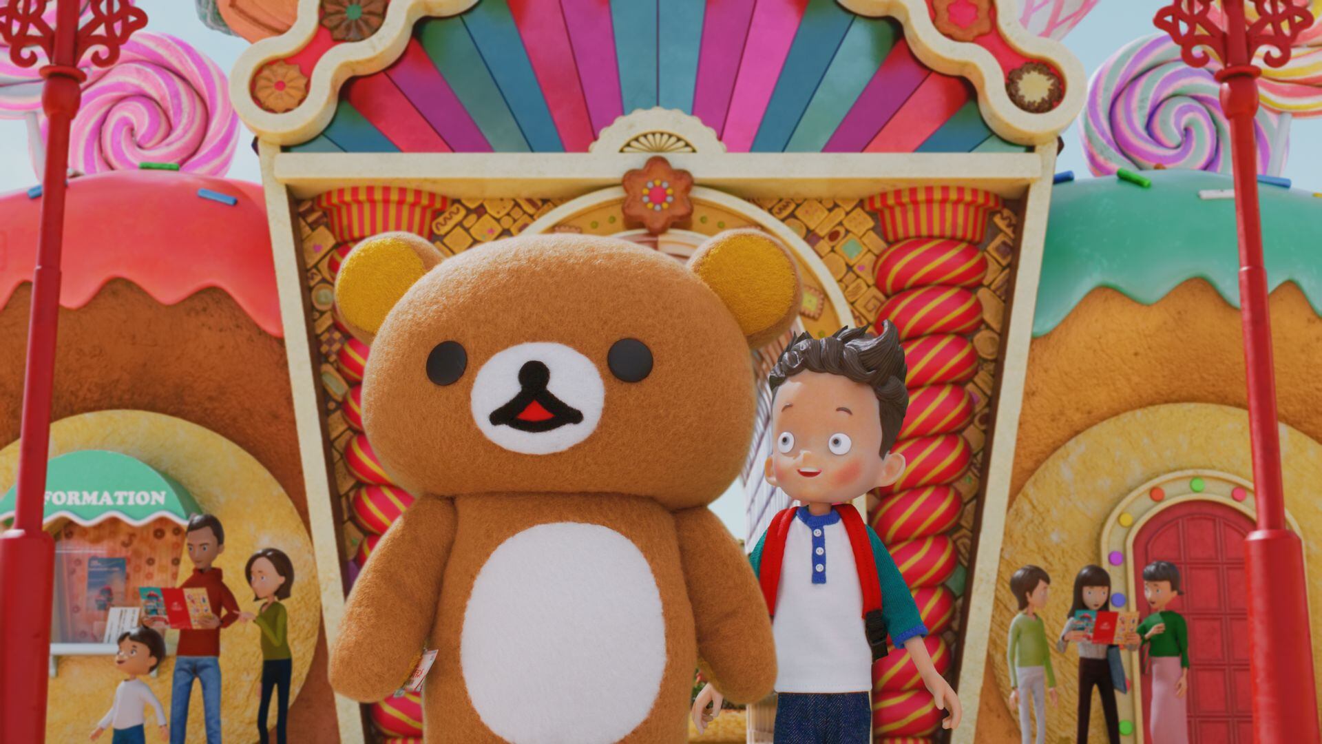 Rilakkuma va al parque temático