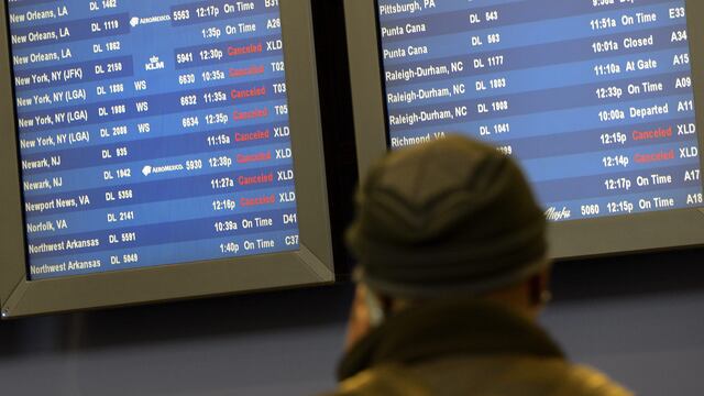 Cancelaciones de vuelos en Estados Unidos