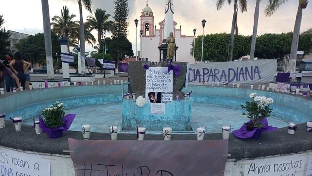 Protestas en Nayarit por Diana.