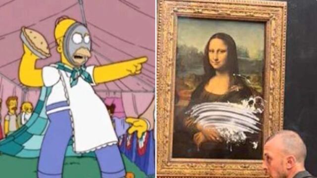 Memes del pastelazo a La Mona Lisa