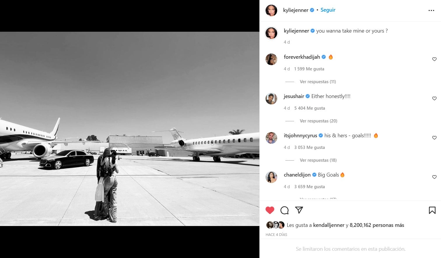 Post de Kylie Jenner